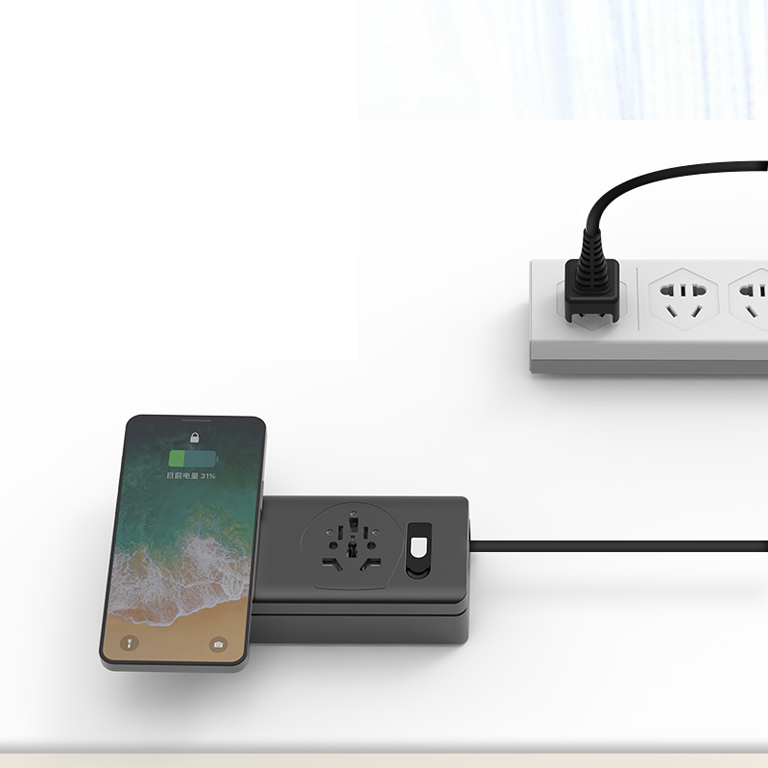USB-C docking station socket with wireless charger (1)