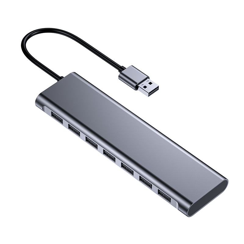 7 in 1 USB-A to USB2.0 HUB Docking Station
