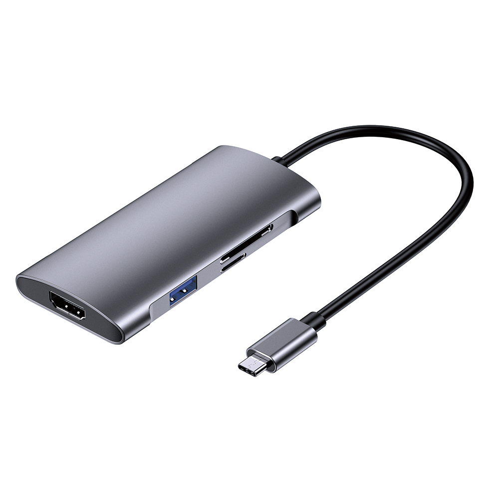 <b>7 in 1 USB hub docking station type-C to USB 3.0 + HDMI (4K)</b>