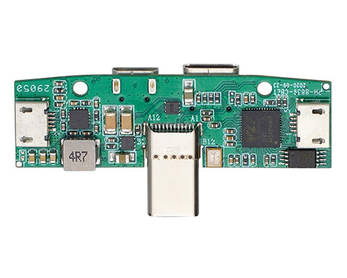 4 in 1 USB Type-C2.0/M to Micro USB2.0/F+ Type-C 2.0/F PD Data Module