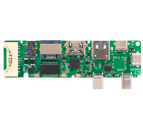 8 in 2 USB Type C to RJ45+HDMI+PD+SD+TF+Type C data