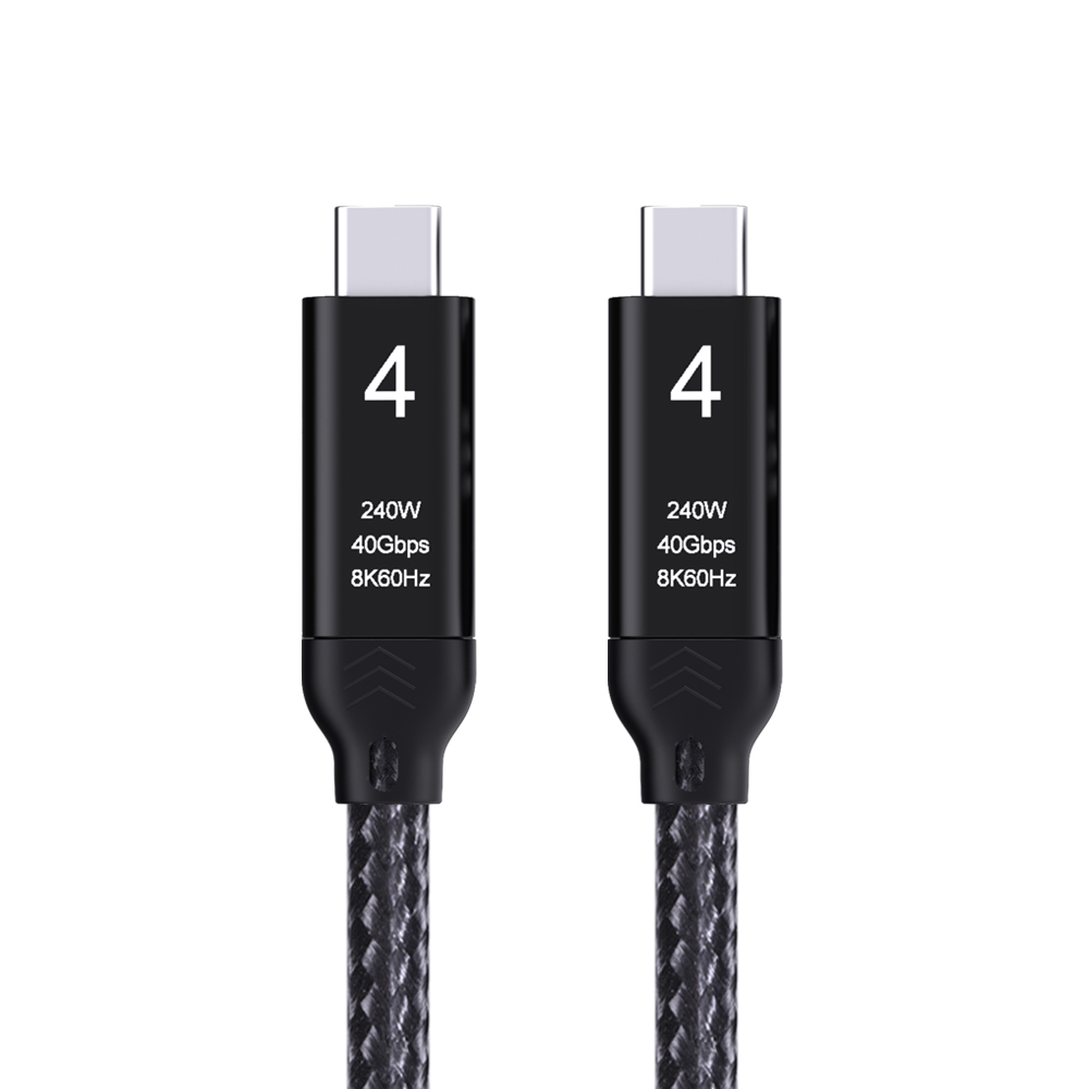 Usb4 data cable,compatible thunderbolt 3,PD 240W fast charging