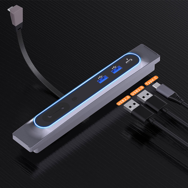 USB C HUB multi-port car dock