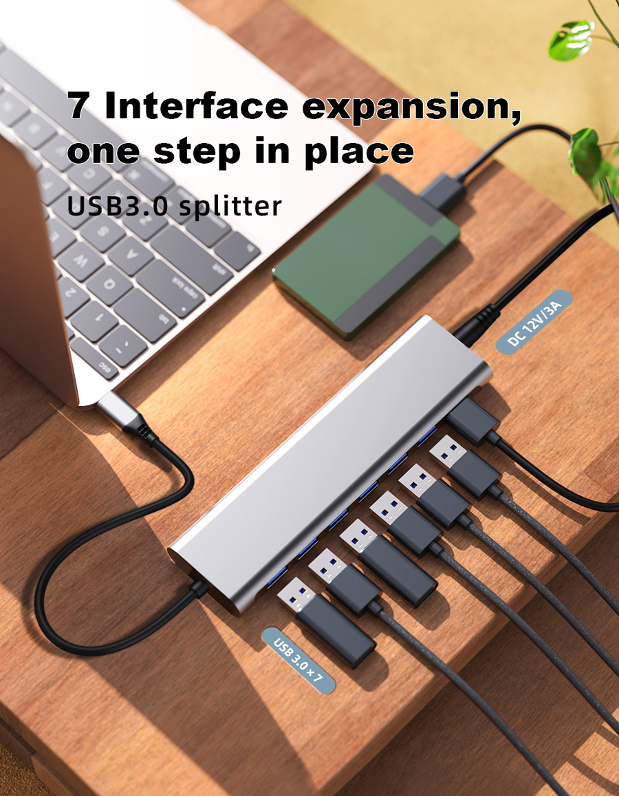 7 in 1 Type-C Docking Station